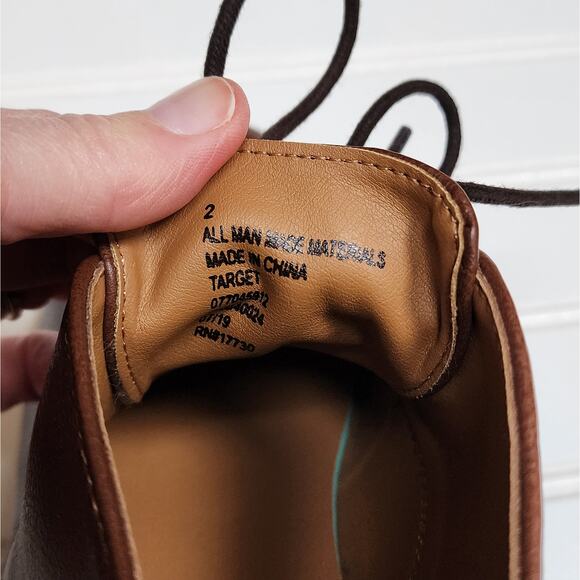 NWT Cat & Jack Filip Brown Chukka Boots - Picture 9 of 11